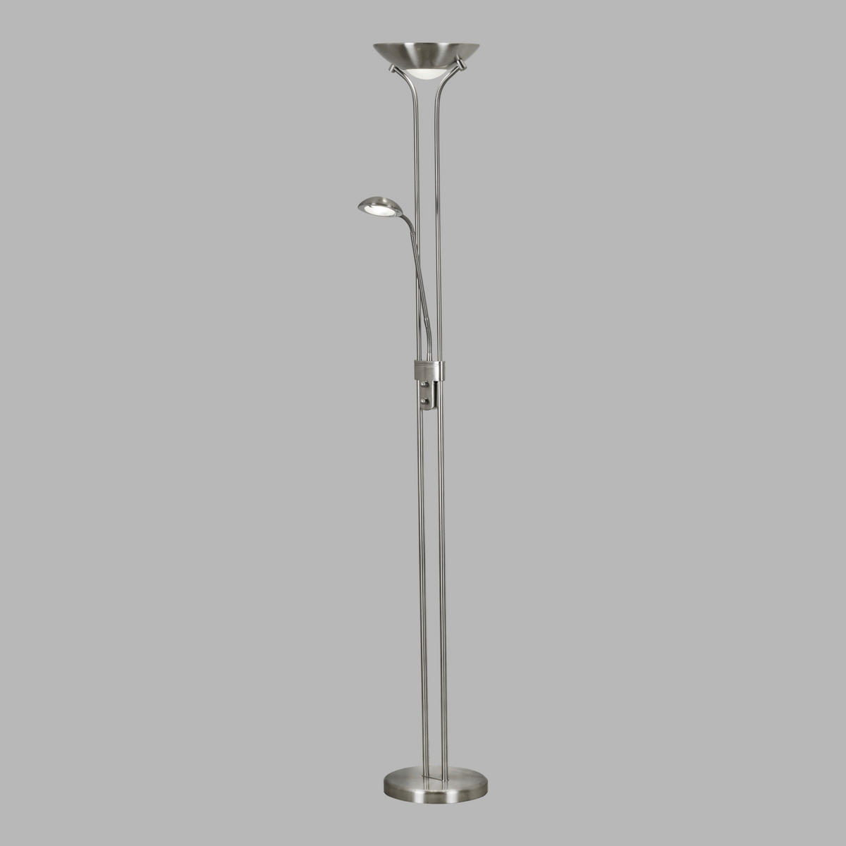 LED-DECKENFLUTER 25.4/180 cm    - Silberfarben, Basics, Glas/Kunststoff (25.4/180cm)