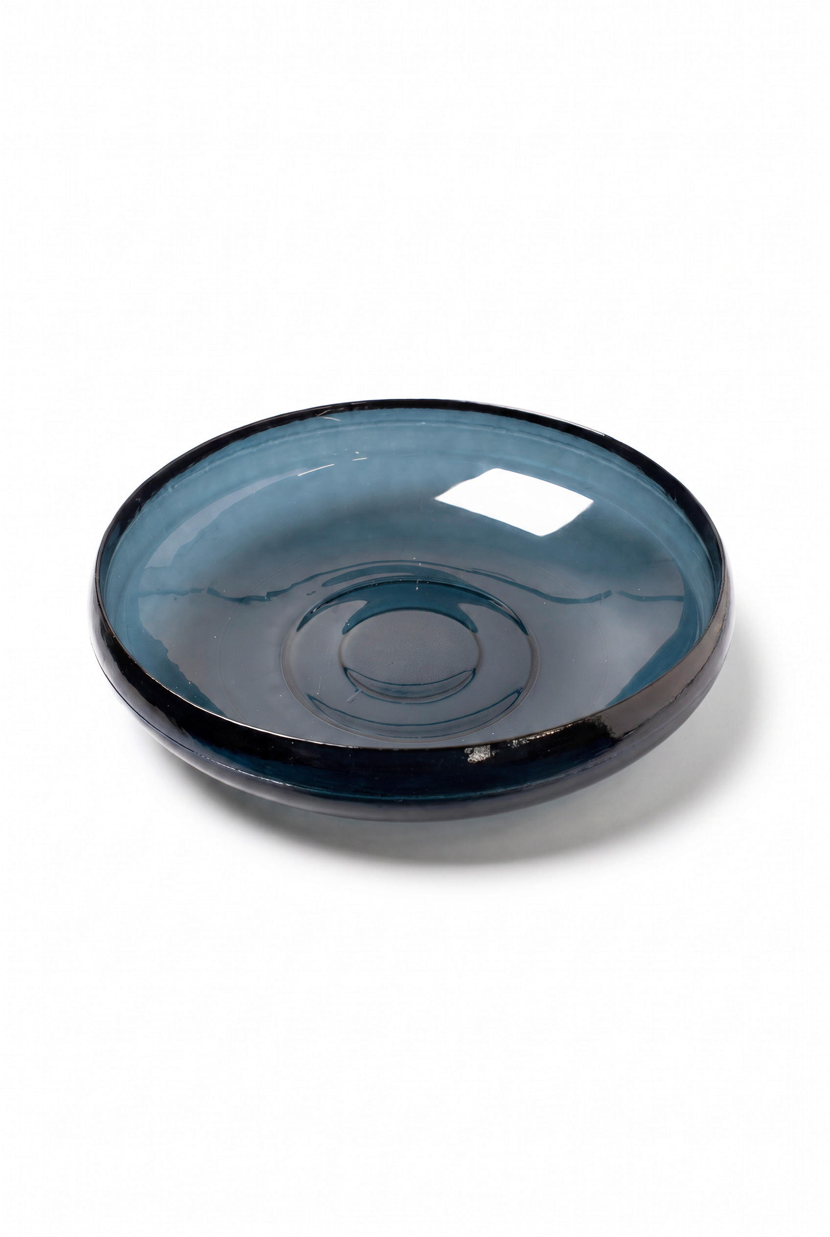DEKOSCHALE - Dunkelblau, Basics, Glas (34,5/9,5cm) - FYNCH-HATTON