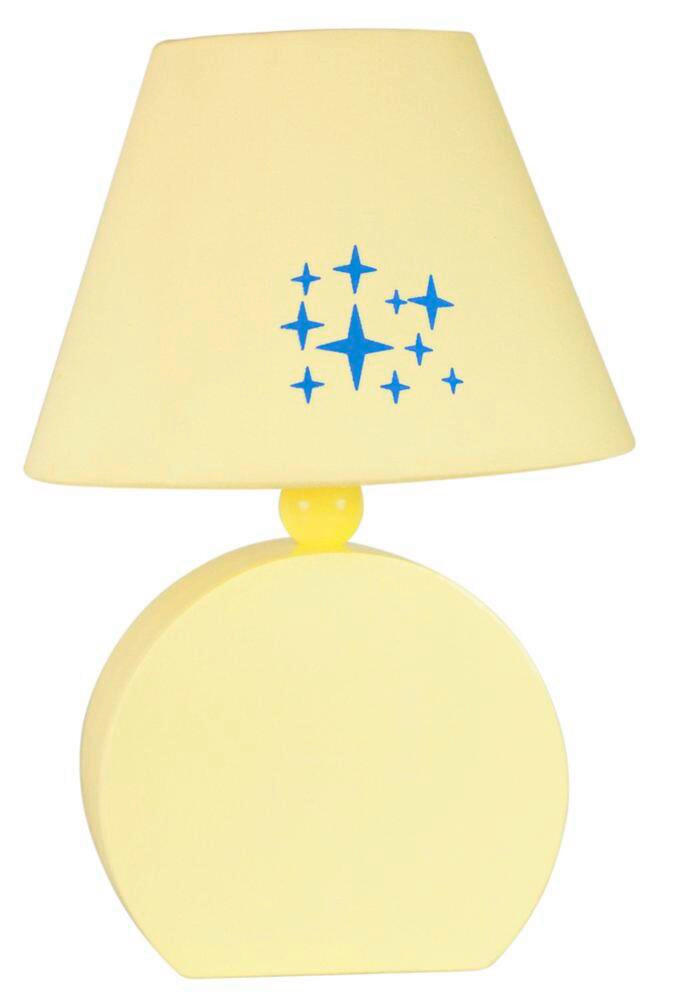 KINDERTISCHLEUCHTE Ofelia  - Gelb, Basics, Holzwerkstoff/Textil (18/18/26cm)