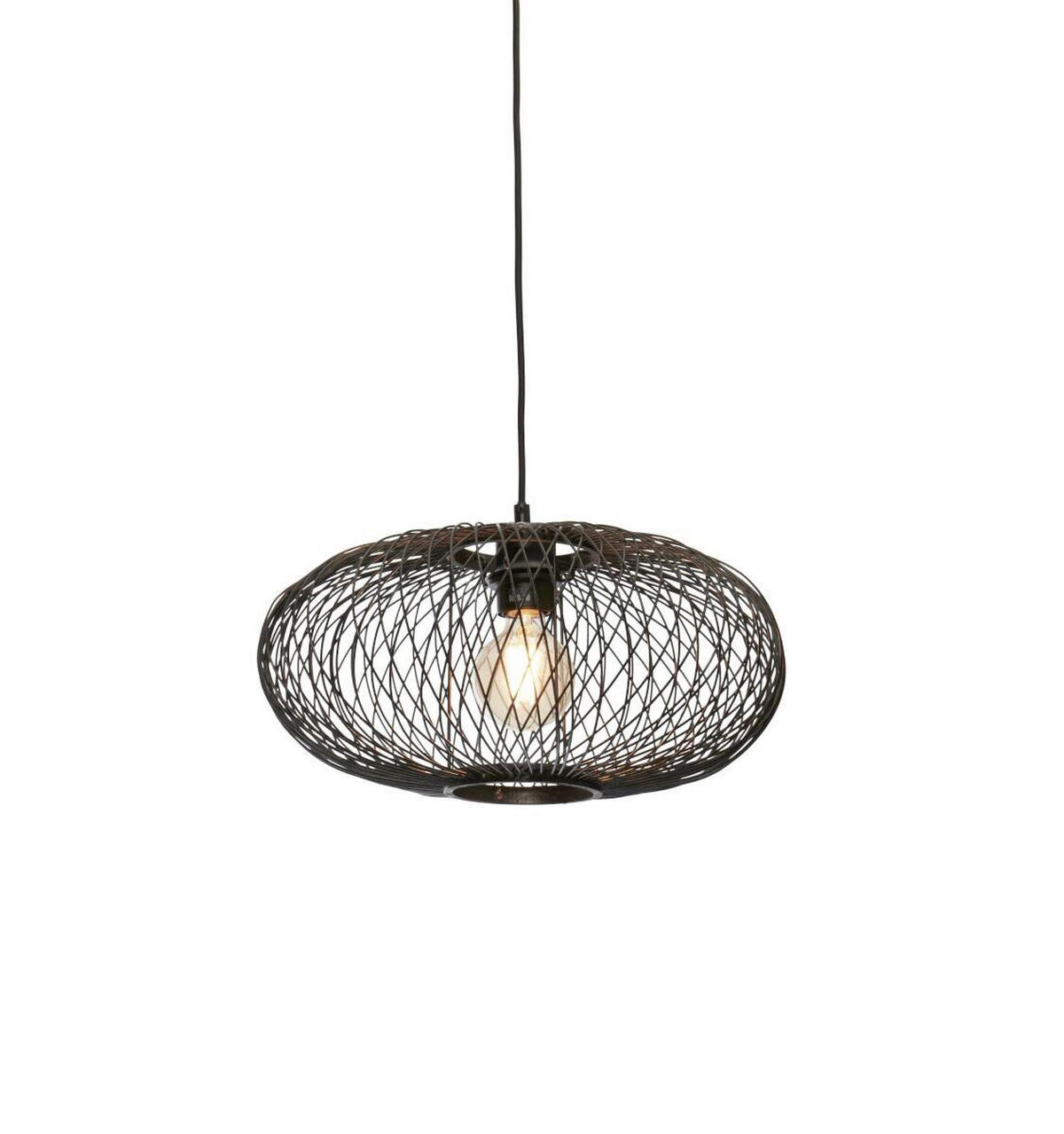 HÄNGELEUCHTE GOOD&MOJO  40/20 cm   - Schwarz, Trend (40/20cm) - Good & Mojo