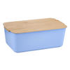 BROTBOX - Naturfarben/Hellblau, Basics, Naturmaterialien/Kunststoff (30.5/18.5/12cm) - Kesper