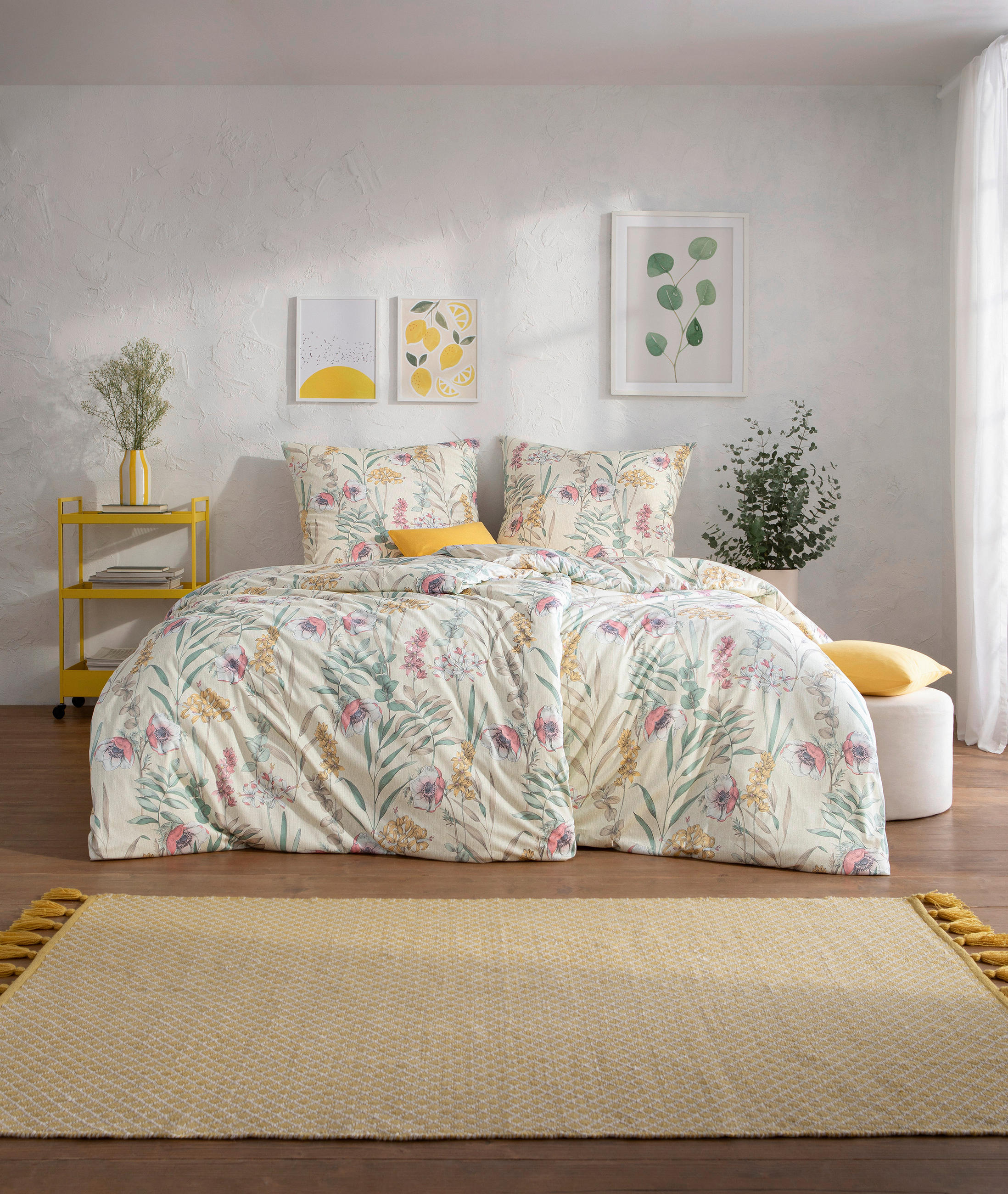 BETTWÄSCHE Atelier Interlock-Jersey 135/200 cm  - Naturfarben, Design, Textil (135/200cm) - Estella