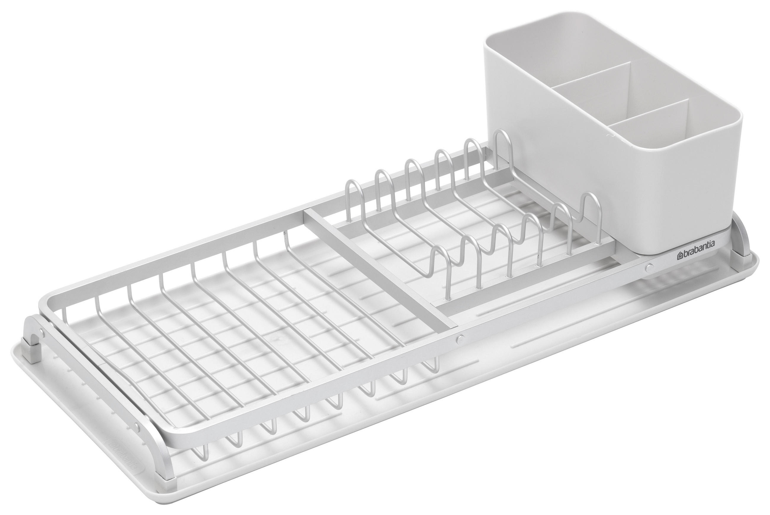 ODKAPÁVACÍ PODLOŽKA NA NÁDOBÍ - šedá, Design, kov/plast (20/12,6/46,3cm) - Brabantia