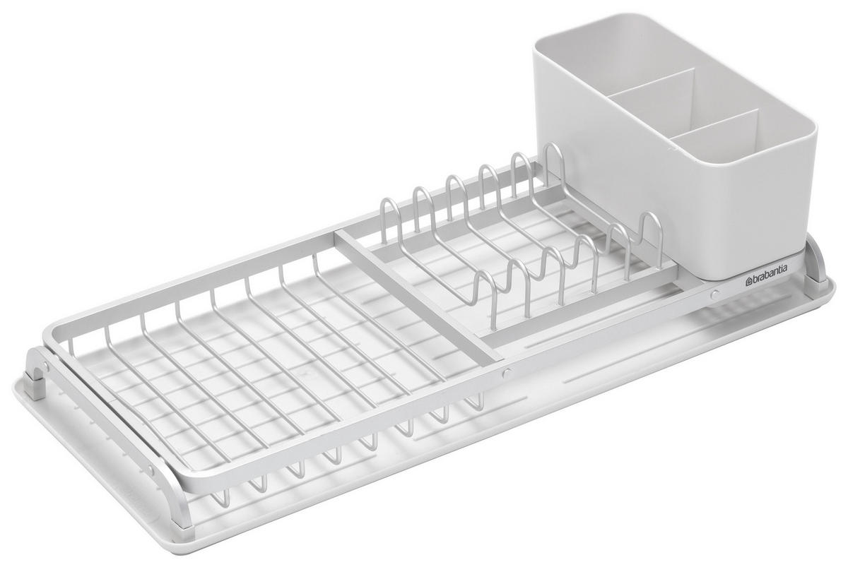 ODKAPÁVACÍ PODLOŽKA NA NÁDOBÍ - šedá, Design, kov/plast (20/12,6/46,3cm) - Brabantia