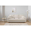 SCHLAFSOFA in Chenille Hellgrau  - Buchefarben/Hellgrau, Design, Holz/Textil (240/94/98cm) - MID.YOU