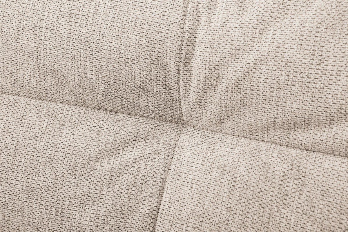 HÖRNSOFFA i flatväv cremefärgad  - svart/cremefärgad, Klassisk, metall/textil (294/176cm) - MID.YOU
