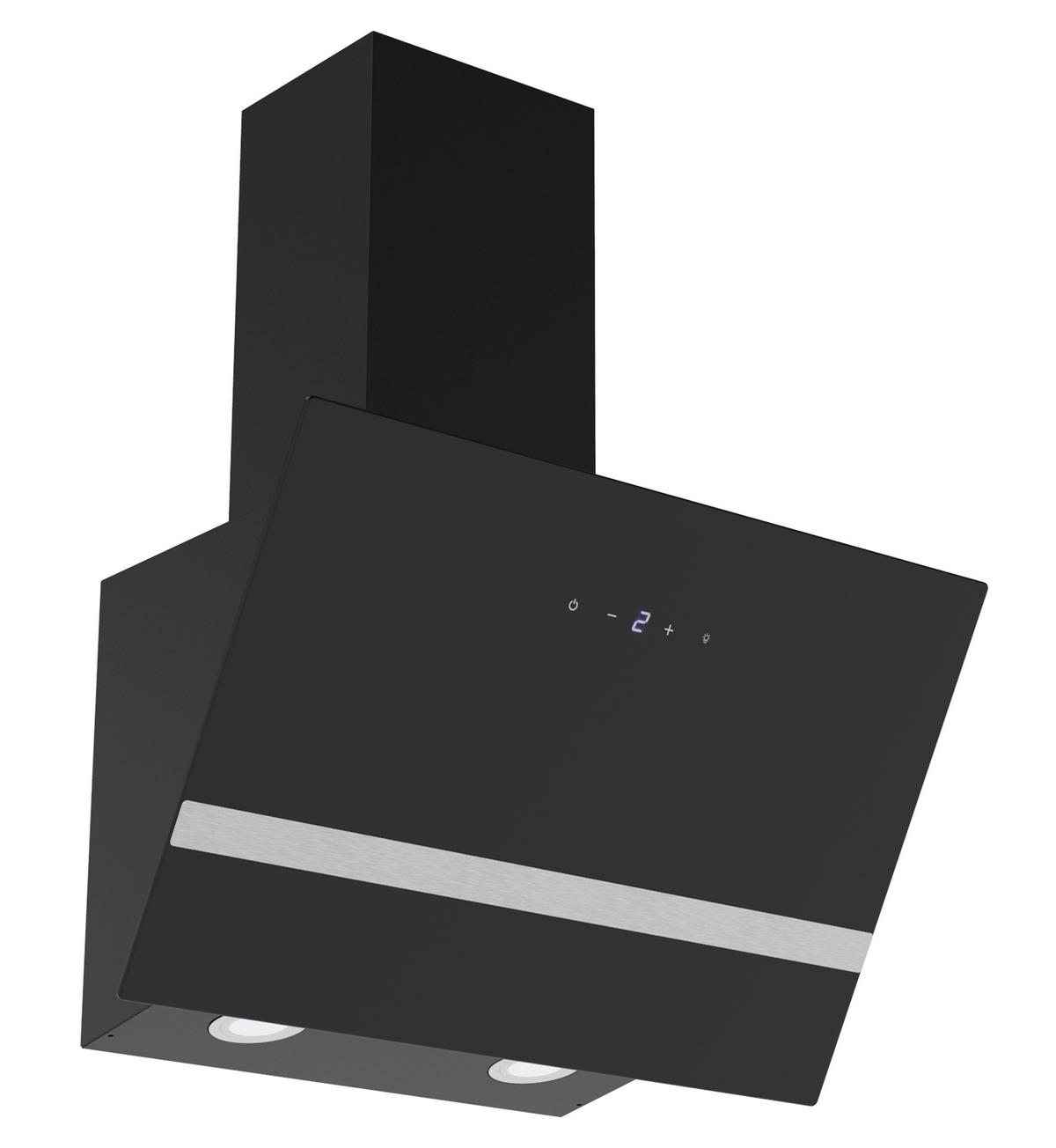 DUNSTABZUGSHAUBE CH24160S-20  - Schwarz, Trend, Glas/Metall (59,5/74,5/38,3cm) - Respekta