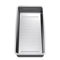 RESTESCHALE 231396  - Edelstahlfarben, Basics, Metall (38,7/6,2/18,7cm) - Blanco