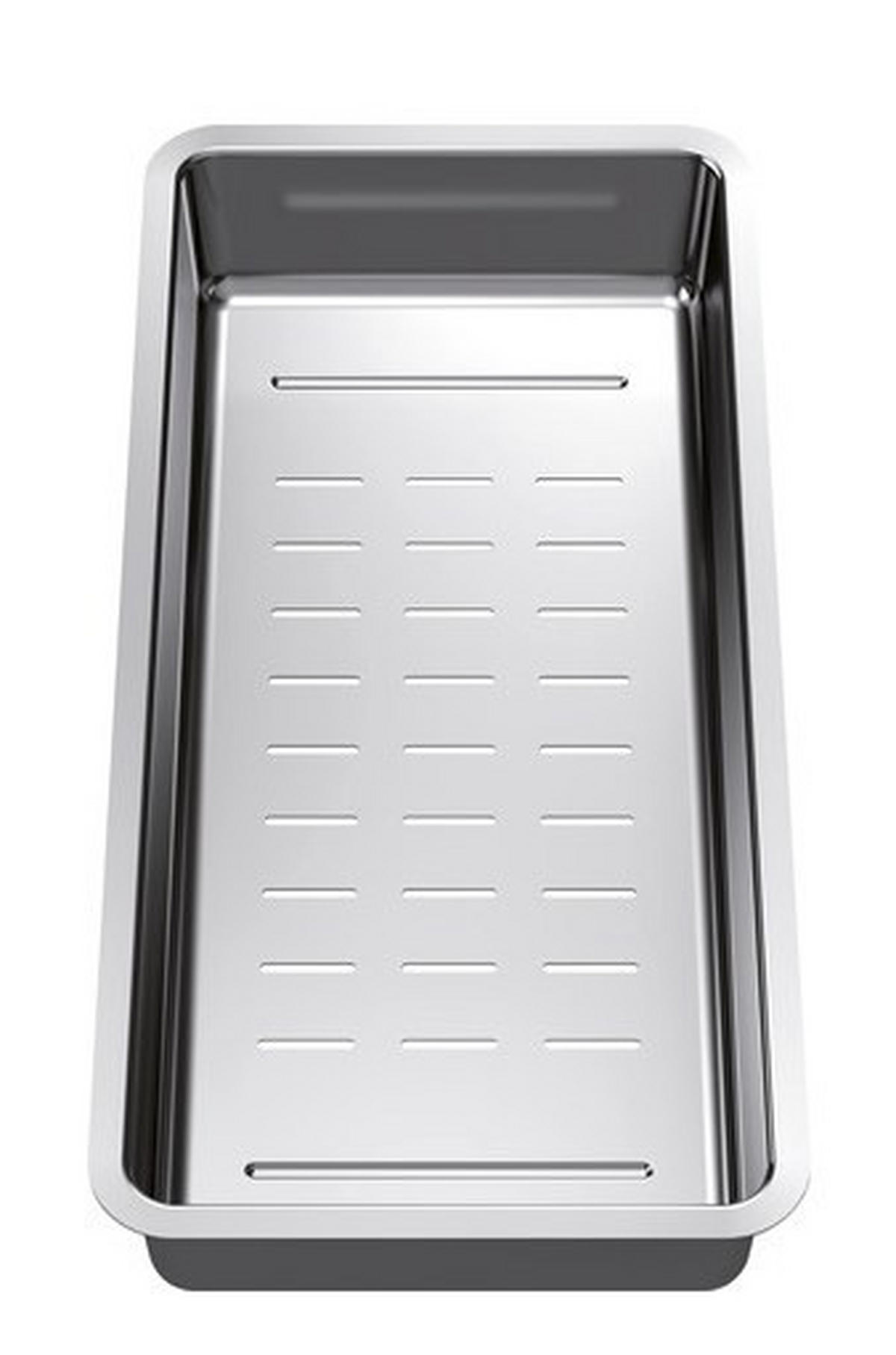 RESTESCHALE 231396  - Edelstahlfarben, Basics, Metall (38,7/6,2/18,7cm) - Blanco