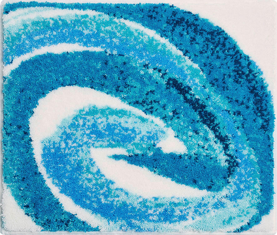 BIDET-VORLEGER Türkis 50/60 cm  - Türkis, Basics, Kunststoff/Textil (50/60cm) - Grund