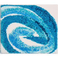 BIDET-VORLEGER Colani 42 Türkis 50/60 cm  - Türkis, Basics, Kunststoff/Textil (50/60cm) - Grund