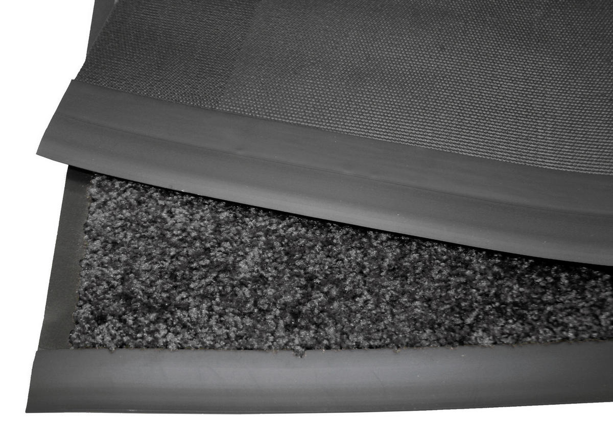 FUßMATTE  60/90 cm  Schwarz  - Schwarz, Basics (60/90cm) - Esposa