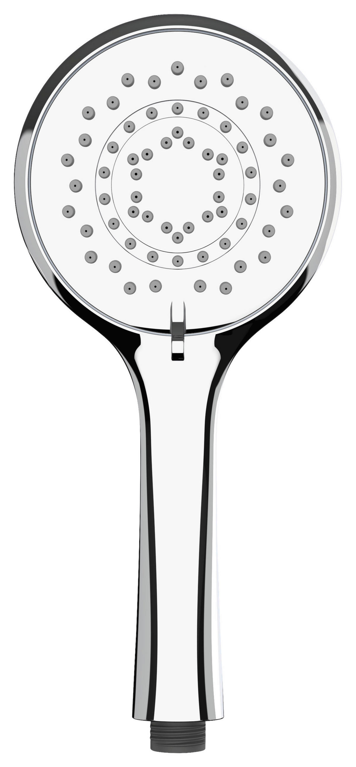 ZUHANYFEJ   - krómszínű, Basics, műanyag (11cm) - Wenko