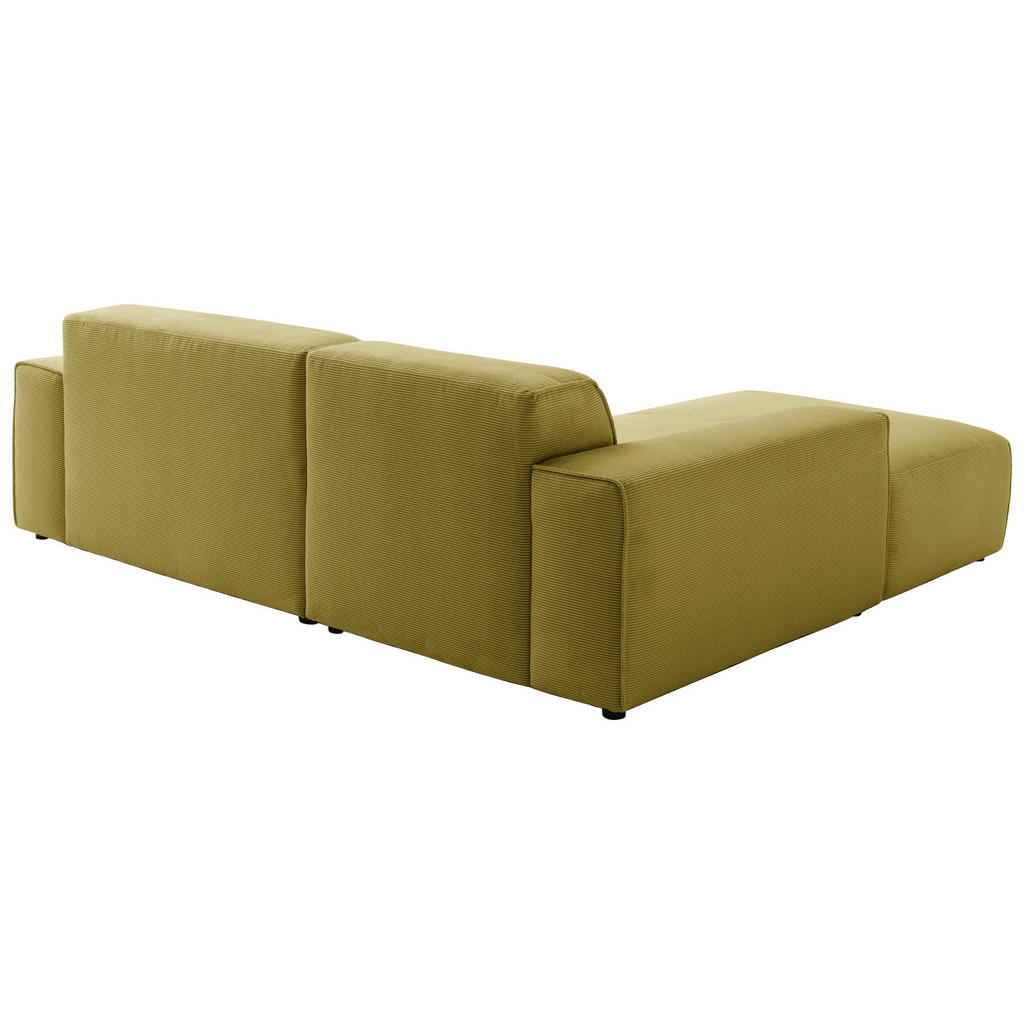 Thumbnail - Pure Home Lifestyle Ecksofa, Gelb, Grün, Textil, 3-Sitzer, Ottomane links, L-Form, 230x189 cm, Goldenes M, Oeko-Tex® Sta...