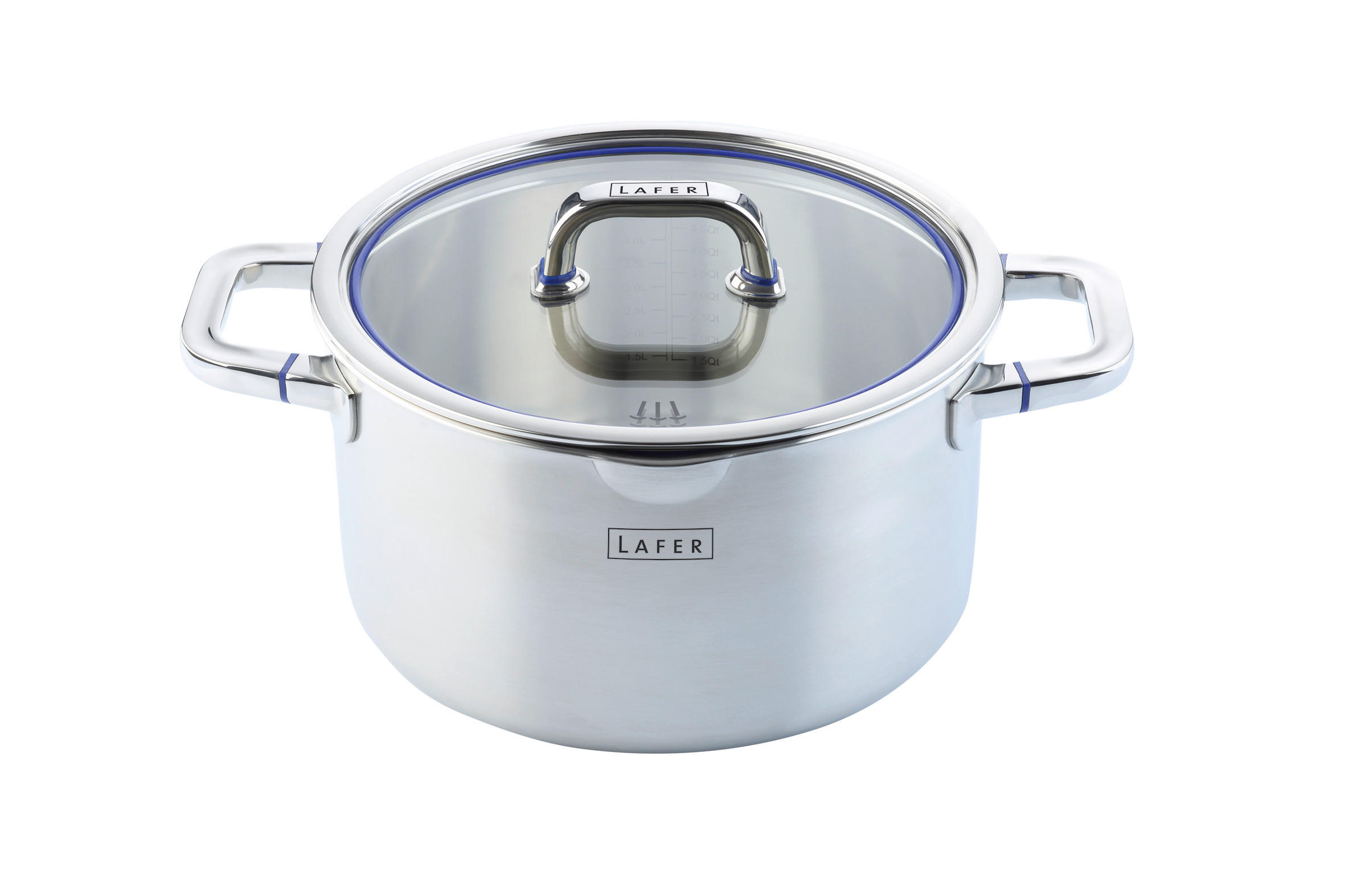 FLEISCHTOPF Lafer Edelstahl - Transparent/Silberfarben, Basics, Glas/Metall (27/17,5/38cm) - Johann Lafer