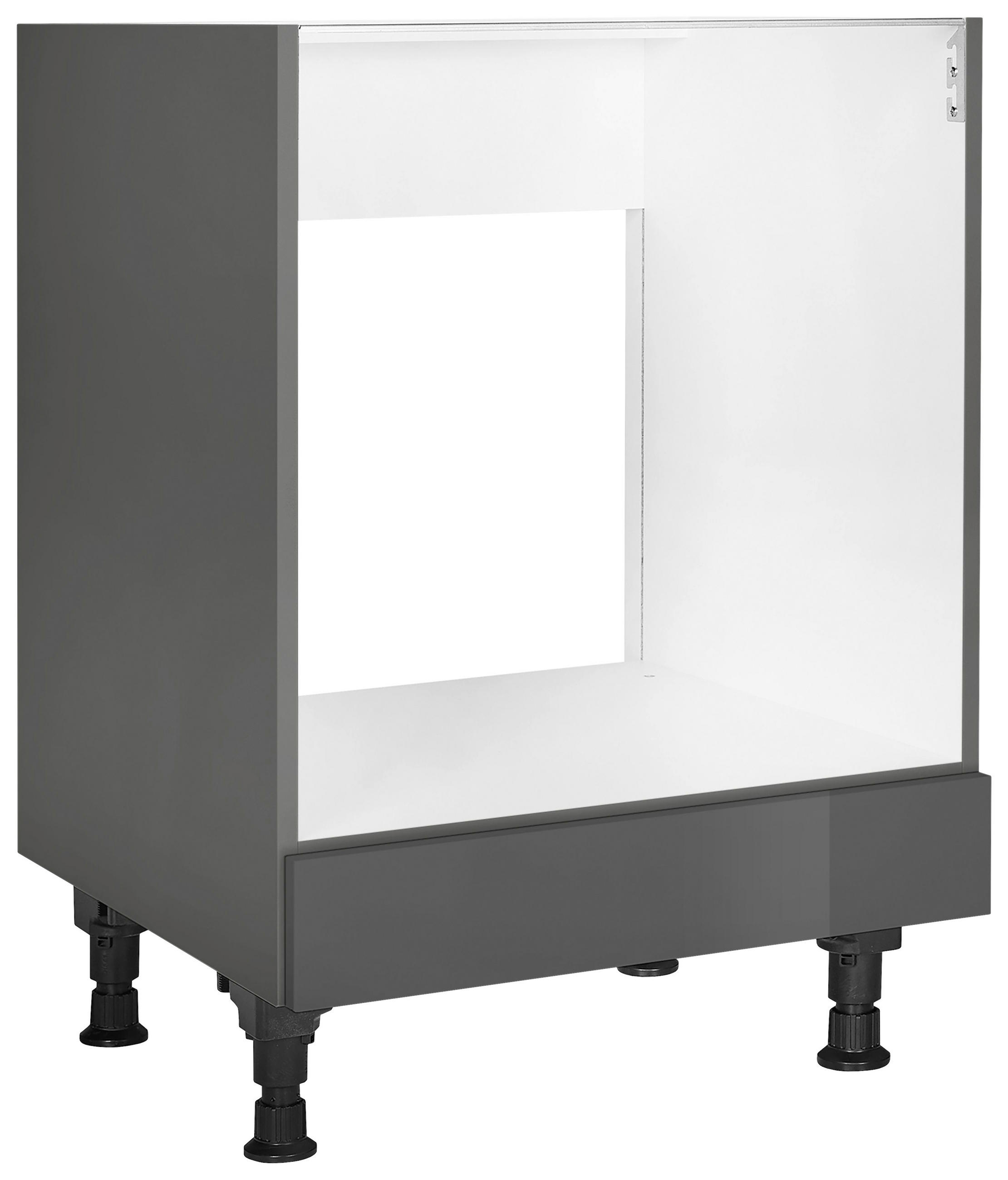 HERDUMBAUSCHRANK 60/87/56 cm  in Schieferfarben  - Schieferfarben, MODERN, Holzwerkstoff (60/87/56cm) - Nobilia