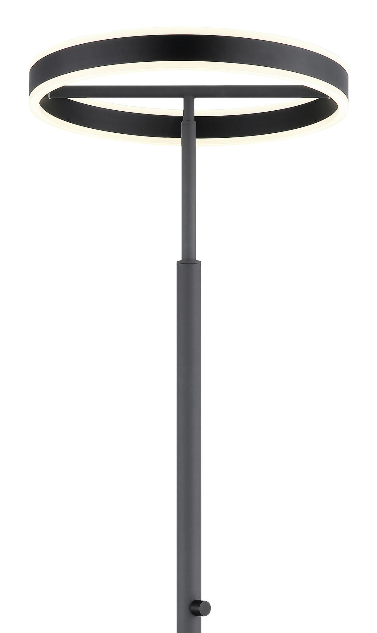 STOJACÍ LED LAMPA, 40/181 cm  - bílá/černá, Design, kov/plast (40/181cm) - Globo