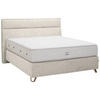 BOXSPRINGBETT 180/200 cm  in Beige  - Beige/Kupferfarben, Konventionell, Textil/Metall (180/200cm) - Ambiente