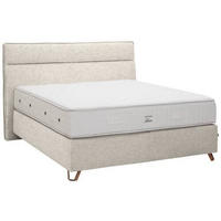 BOXSPRINGBETT 180/200 cm  in Beige  - Beige/Kupferfarben, KONVENTIONELL, Textil/Metall (180/200cm) - Ambiente