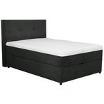 BOXBETT 120/200 cm  in Schwarz  - Schwarz, KONVENTIONELL, Kunststoff/Textil (120/200cm) - Carryhome