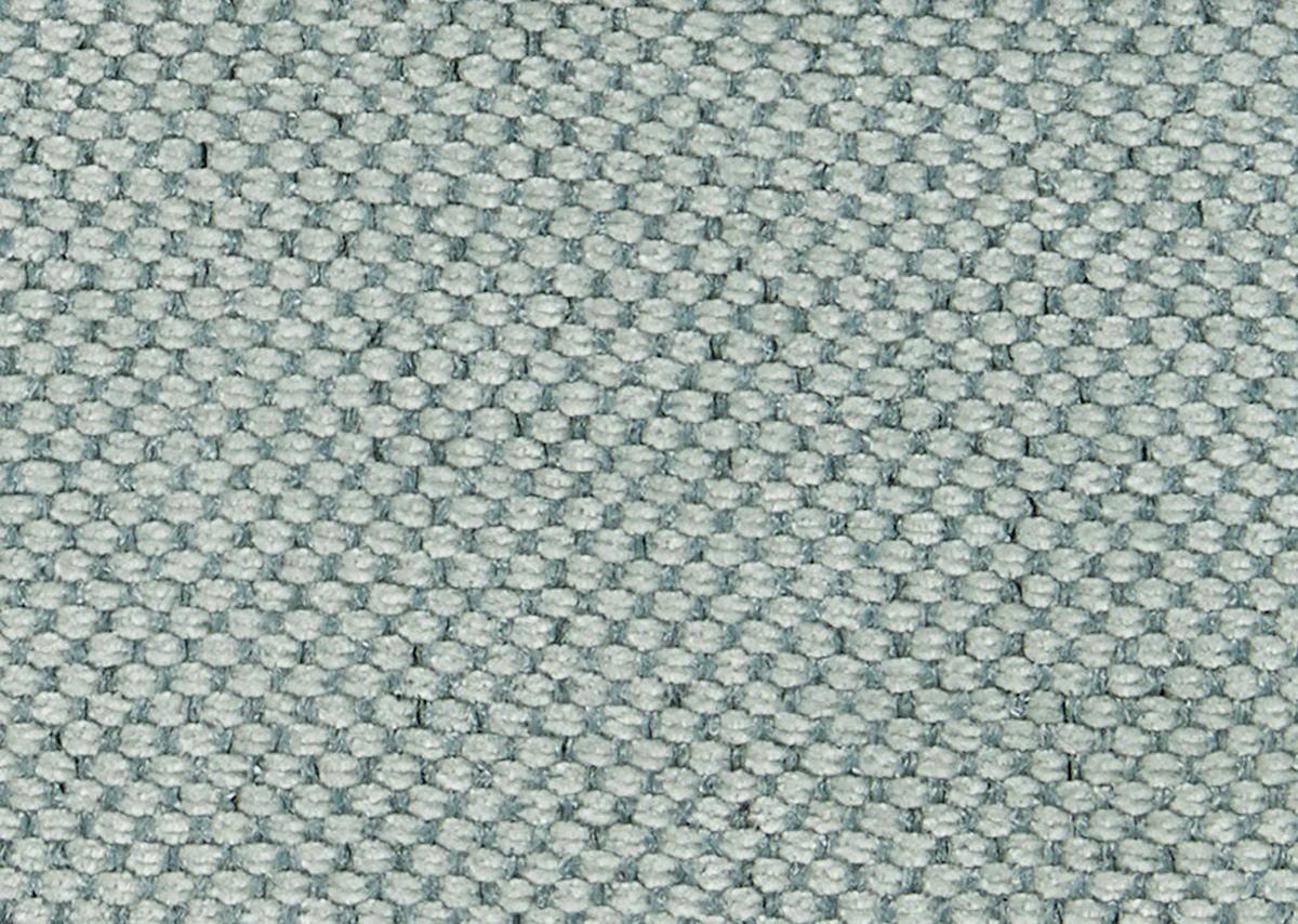 WOHNLANDSCHAFT  in Chenille Mintgrün  - Schwarz/Mintgrün, Design, Textil/Metall (255/364/198cm) - Beldomo Style