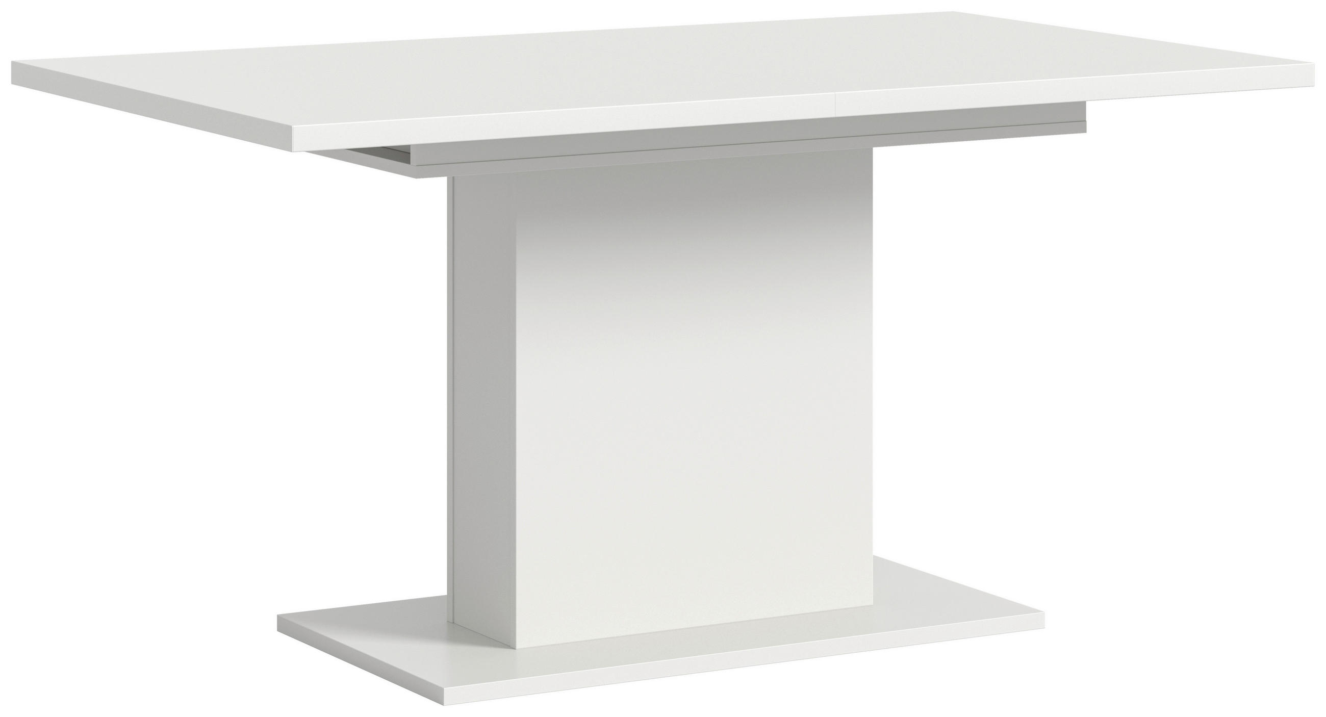 AUSZIEHTISCH Weiß rechteckig  ausziehbar  - Weiß, KONVENTIONELL, Holzwerkstoff (150-190/76/90cm)