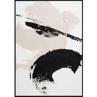 ÖLGEMÄLDE 90/120 cm  - Weiss/Silberfarben, Lifestyle, Holz/Kunststoff (90/120cm) - Monee