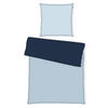 WENDEBETTWÄSCHE Satin 135/200 cm  - Dunkelblau/Hellblau, Basics, Textil (135/200cm) - Tom Tailor