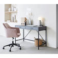 SCHREIBTISCH 120/50/76 cm  in Dunkelgrau  - Dunkelgrau, Design, Holz/Metall (120/50/76cm) - Hom`in
