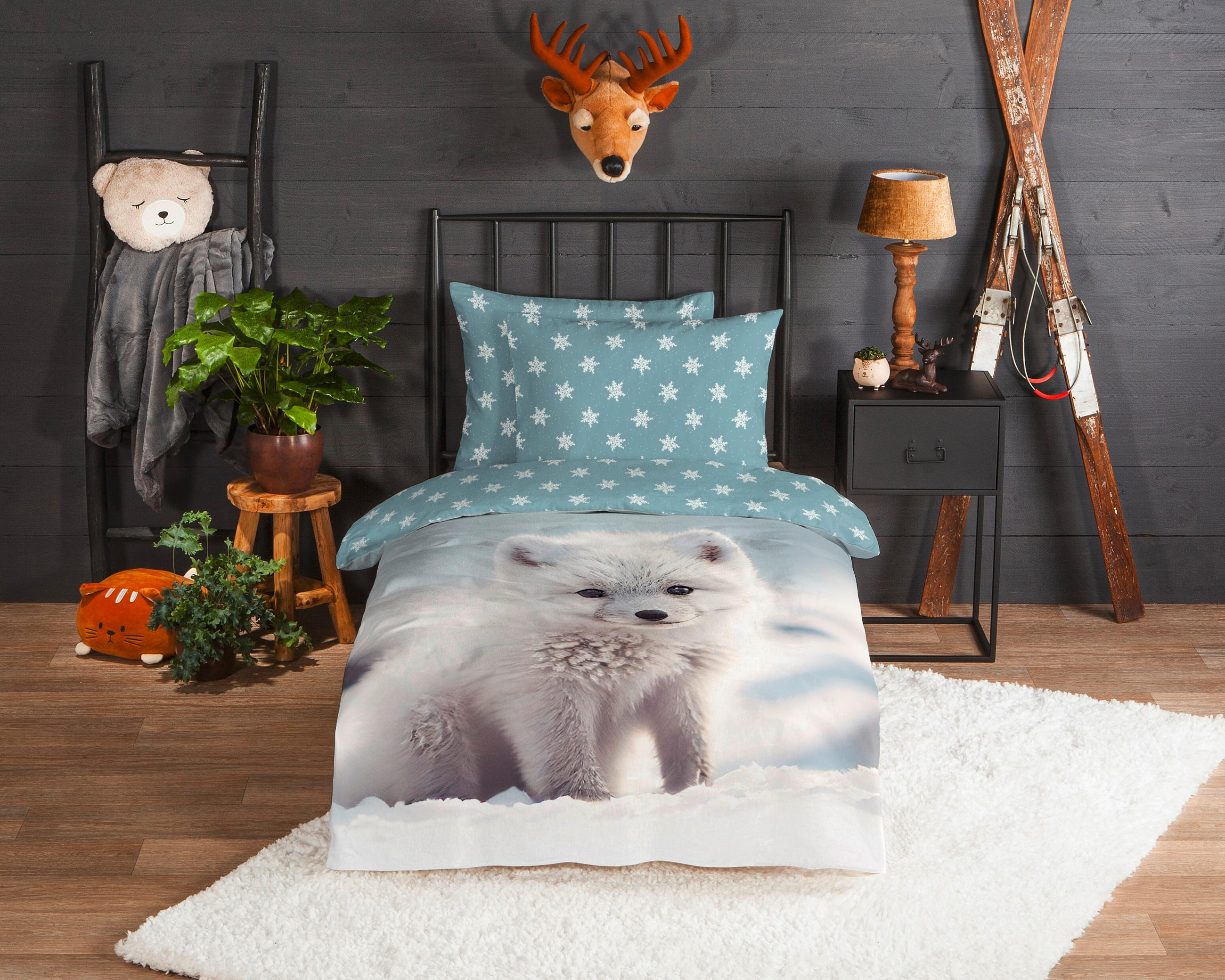 KINDERBETTWÄSCHE 140/200 cm  - Blau/Multicolor, Trend, Textil (140/200cm)