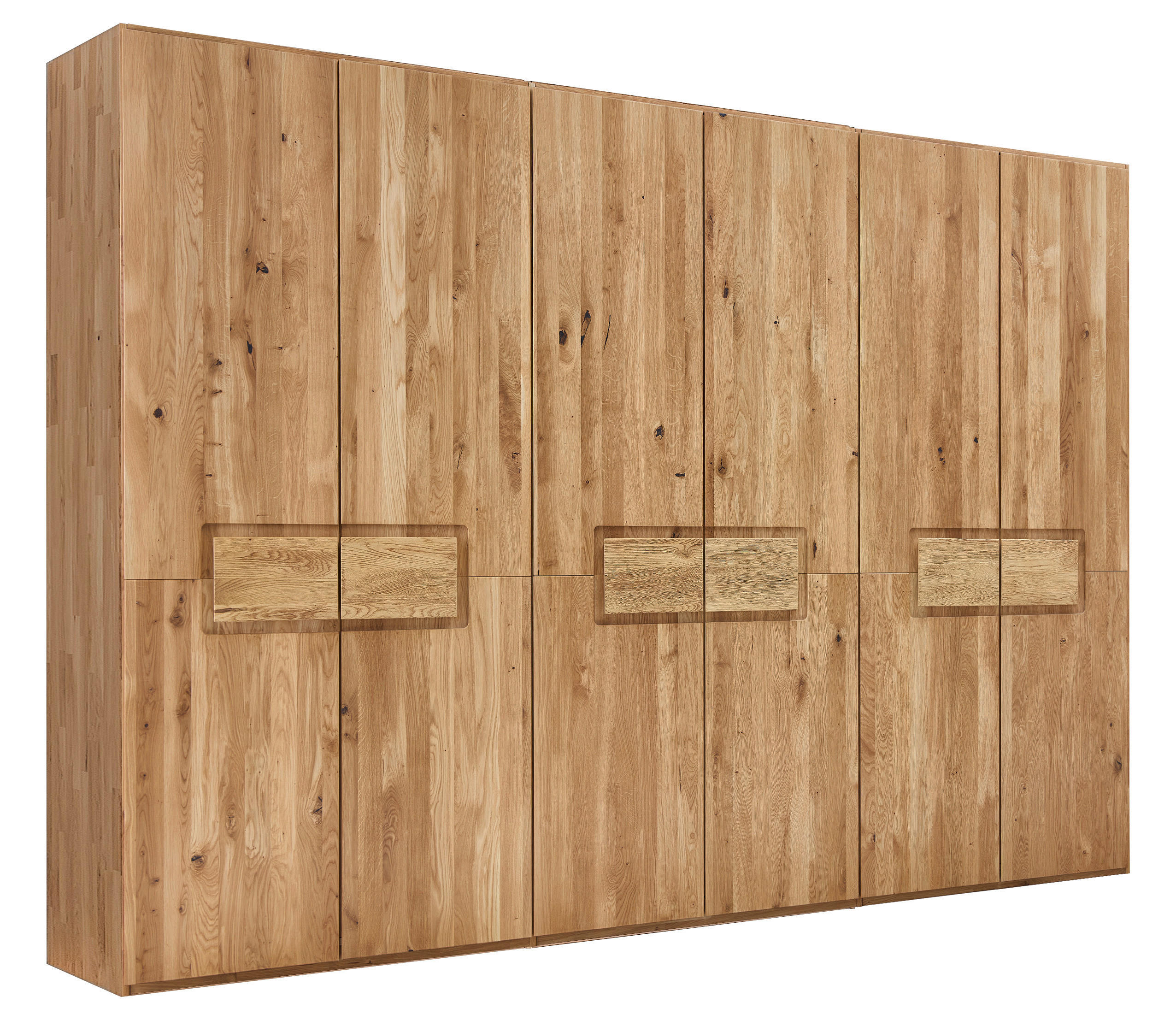 DREHTÜRENSCHRANK  in Eichefarben  - Eichefarben, MODERN, Holz (302/223/62cm) - MID.YOU