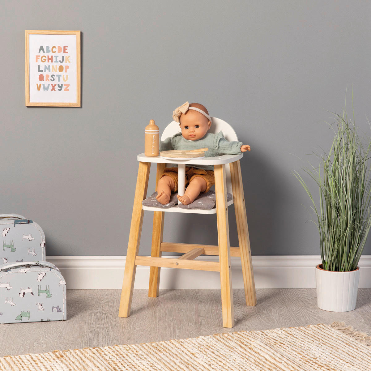 PUPPENHOCHSTUHL - Basics, Holz (33/27/55cm) - MUSTERKIND