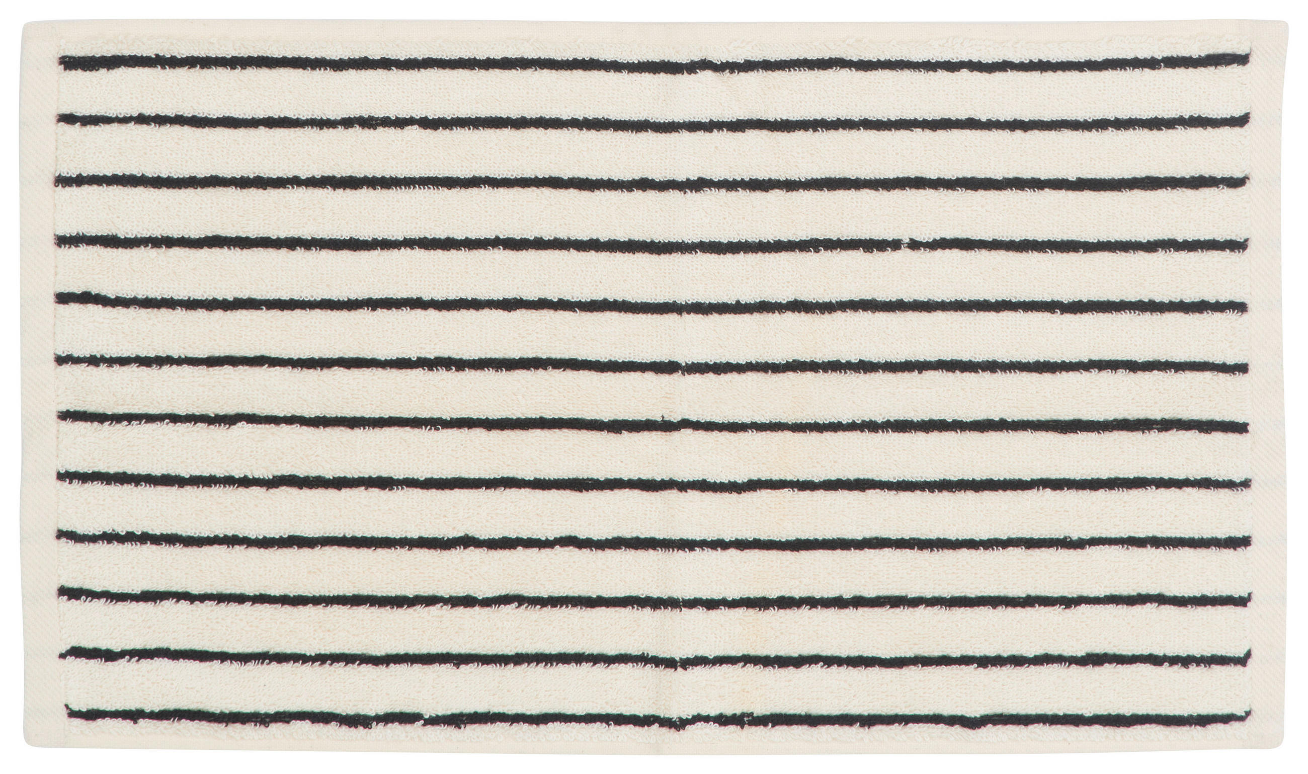 SET GÄSTHANDDUKAR svart, ecru 2 delar 30/50 cm  - svart/ecru, Klassisk, textil (30/50cm) - Dieter Knoll