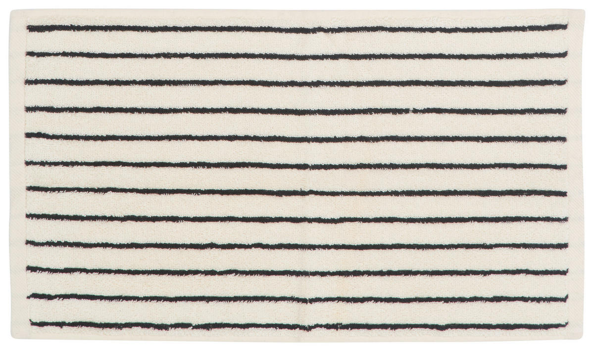 SADA RUČNÍKŮ PRO HOSTY, 30/50 cm, černá, ecru - černá/ecru, Konvenční, textil (30/50cm) - Dieter Knoll
