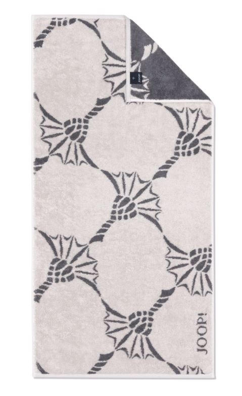 HANDTUCH Infinity Cornflower Zoom  - Beige/Grau, Design, Textil (50/100cm) - Joop!