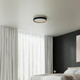 LED-DECKENLEUCHTE Nashville 48/8 cm  - Schwarz/Sonoma Eiche, Basics, Kunststoff/Metall (48/8cm) - Novel
