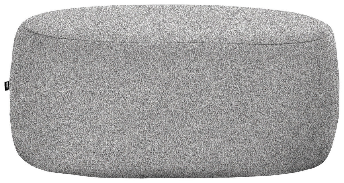 HOCKER in Textil Dunkelgrau  - Dunkelgrau/Schwarz, MODERN, Kunststoff/Textil (88/43/66cm) - Hom`in