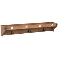 GARDEROBENLEISTE  in Tanne massiv  - LIFESTYLE, Holz/Metall (80/13/14cm) - Livetastic