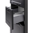 MIDISCHRANK 40/135/35 cm - Eichefarben/Schwarz, KONVENTIONELL, Holzwerkstoff/Kunststoff (40/135/35cm) - Xora