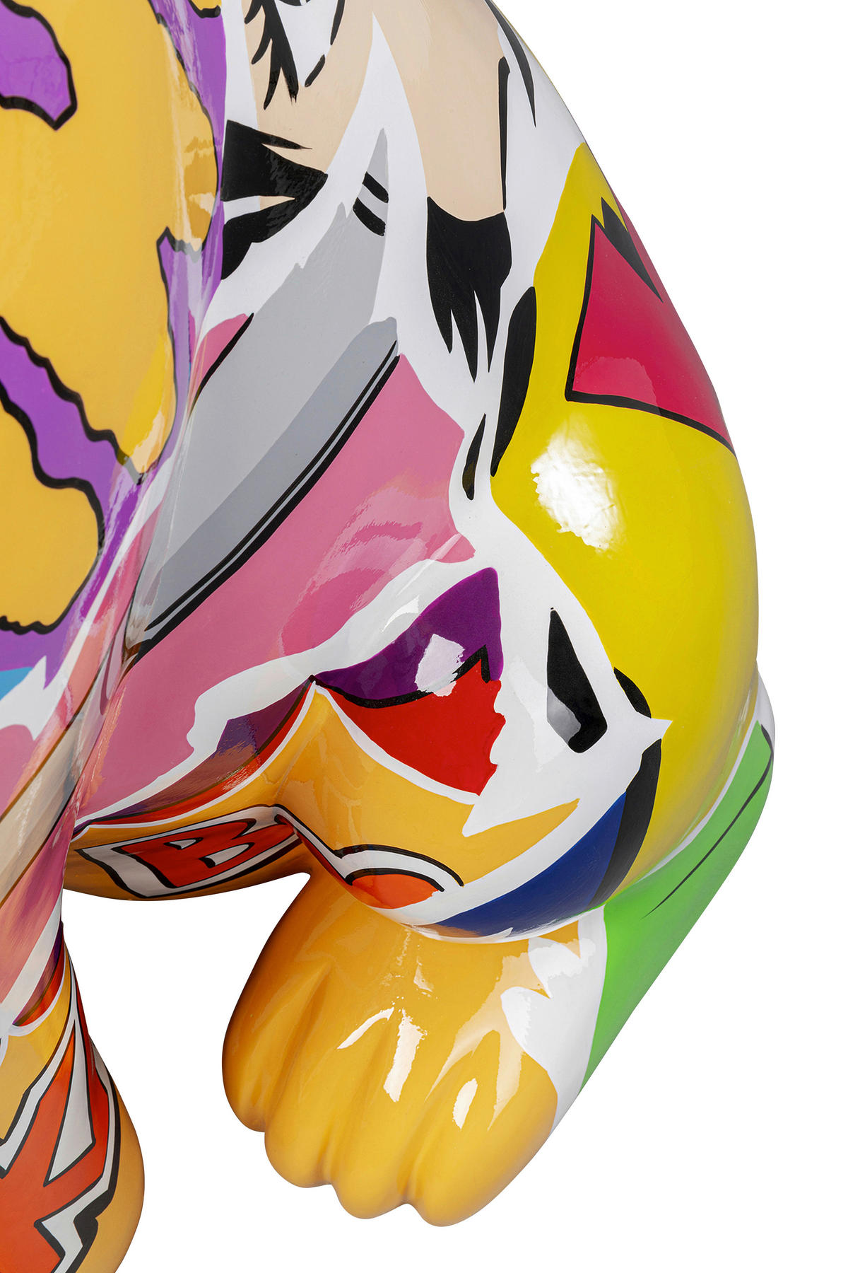 DEKOHUND - Blau/Pink, Design, Kunststoff (24/49/8cm) - Kare-Design