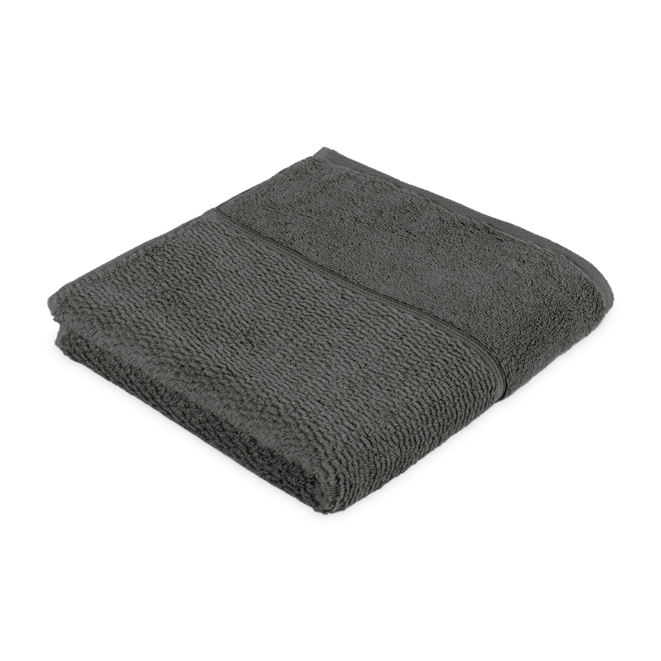 Moeve Handtuch Frottana Pearl Dunkelgrau 50x100 cm