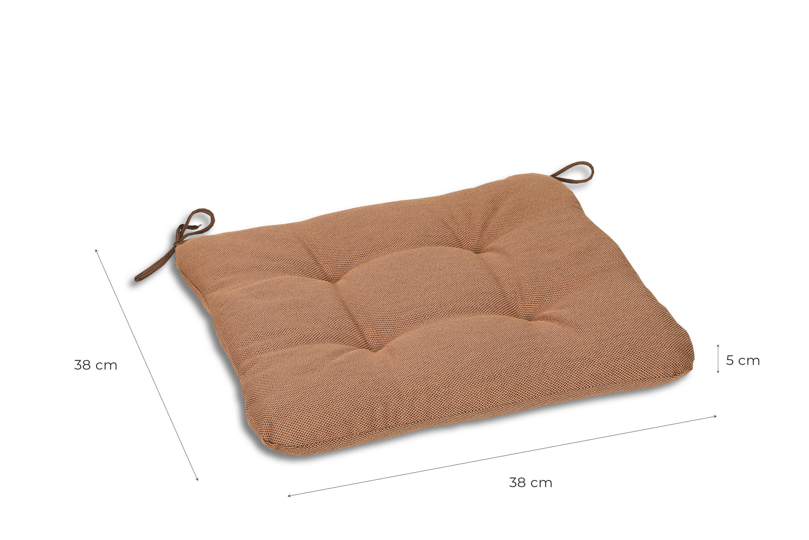 GARTENSITZKISSENSET Uni  - Rot, Basics, Textil (38/5/38cm)