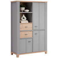 HIGHBOARD  in 95/148/40 cm  - Graphitfarben/Eiche Artisan, Basics, Holzwerkstoff/Kunststoff (95/148/40cm) - Hom`in