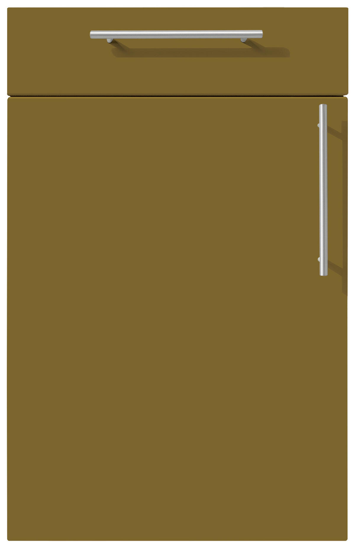 EINBAUKÜCHE SILVIA  - Rot/Schwarz, Design, Holzwerkstoff - Novel