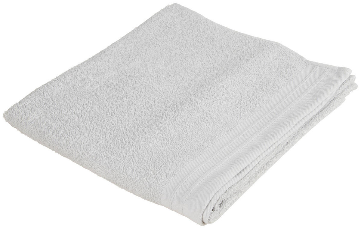 DUSCHHANDDUK KENT 60/120 cm  - silver, Klassisk, textil (60/120cm) - Boxxx