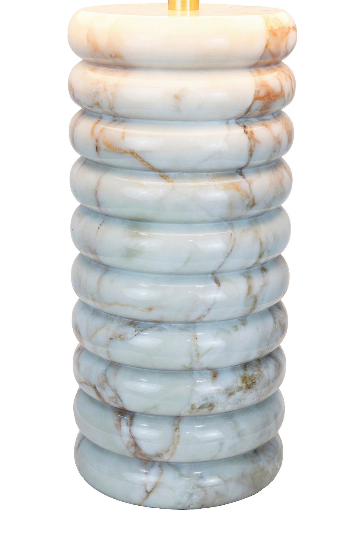 TISCHLEUCHTE 14/65/14 cm   - Beige, Design, Textil/Stein (14/65/14cm) - P & B