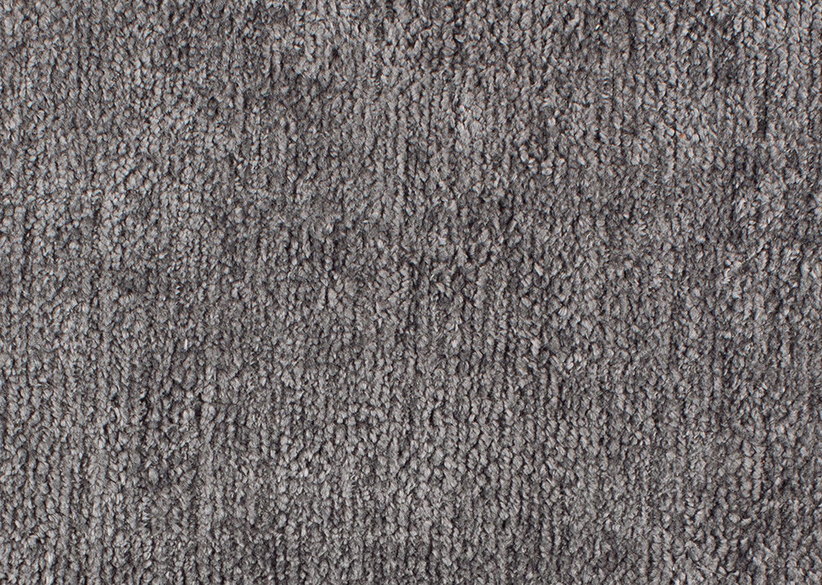 ECKSOFA in Chenille Graubraun  - Graubraun/Schwarz, Design, Textil/Metall (319/188cm) - Beldomo System