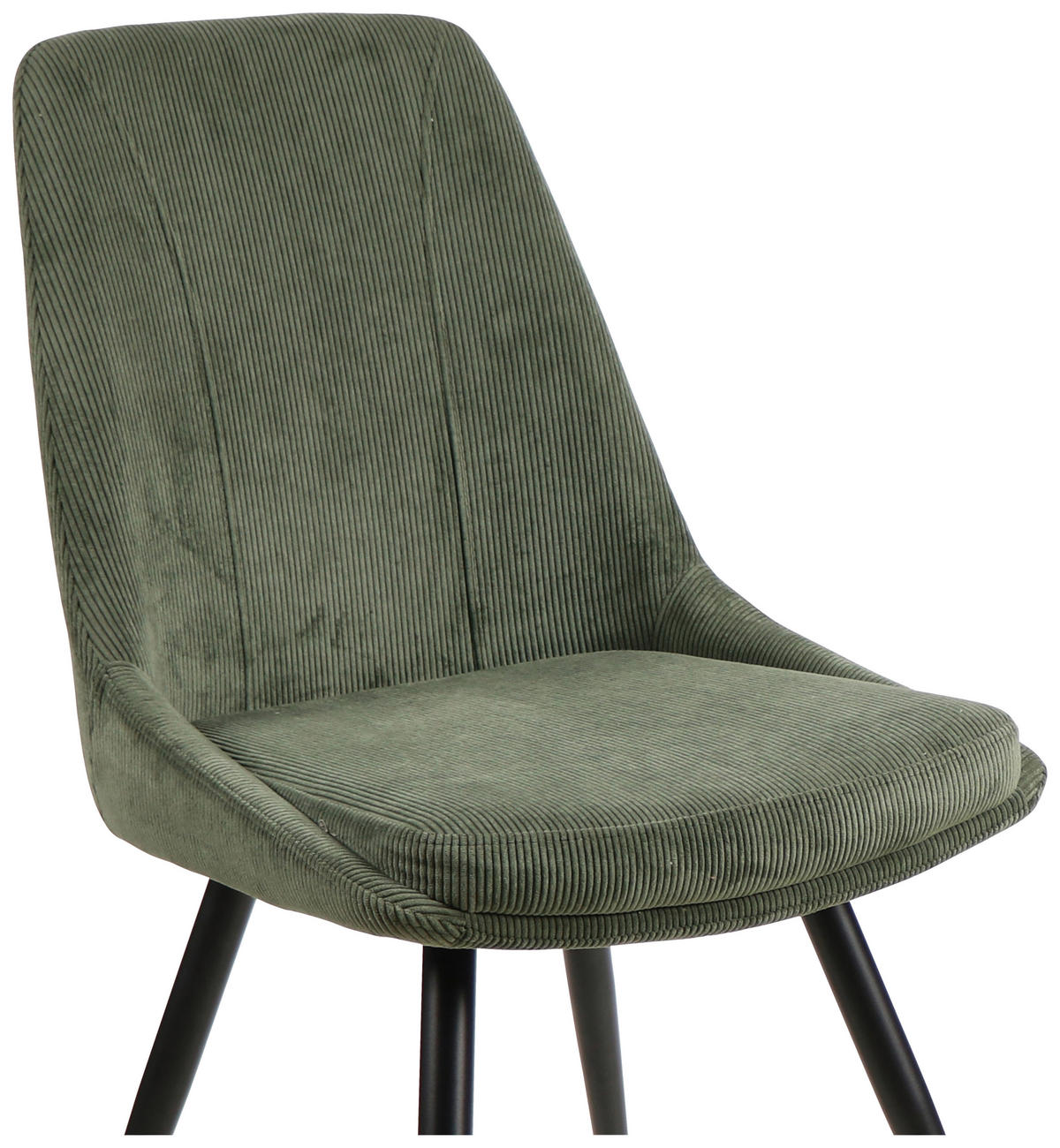 STOLICA  zelena       - zelena/crna, Moderno, drvo/metal (49/88/59cm) - MID.YOU