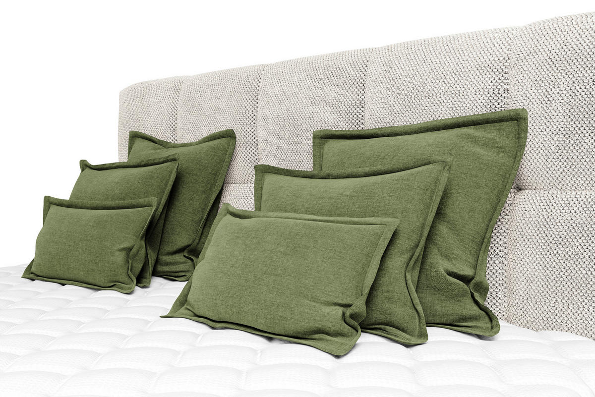 ZIERKISSENSET   70-50/60-25/10 cm  - Grün, Modern, Textil (70-50/60-25/10cm) - MID.YOU