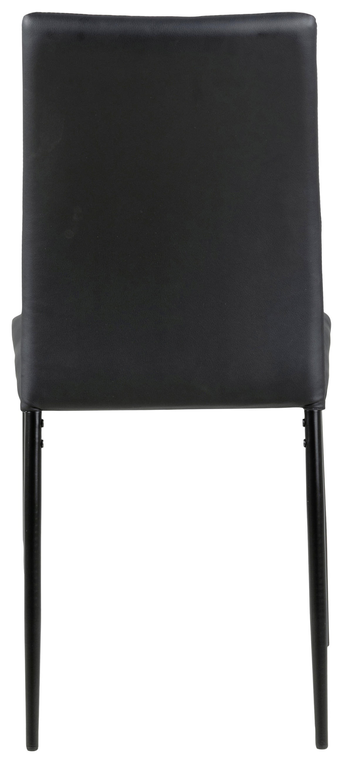 STUHL Lederlook Schwarz  - Schwarz, KONVENTIONELL, Textil/Metall (43,5/92,0/53,0cm) - Livetastic